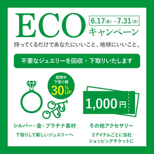 【ECOキャンペーン6/17〜7/31】