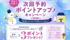 次回予約ポイントアップキャンペーン