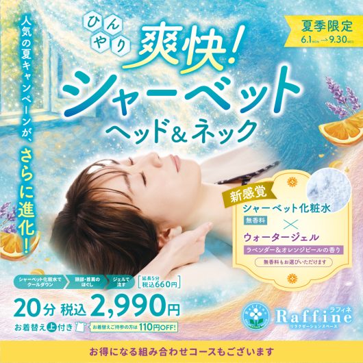 爽快!シャーベットヘッド&ネック