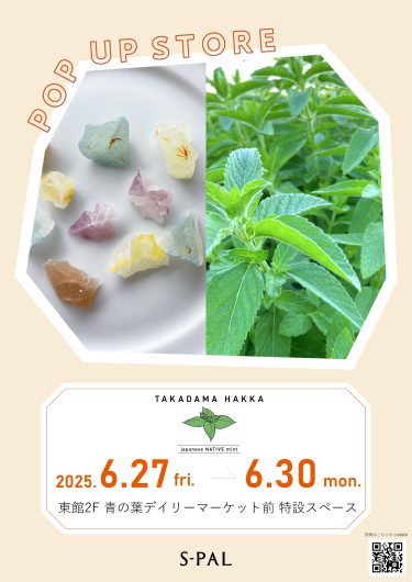 期間限定SHOP『高擶薄荷(タカダマハッカ)』OPEN！