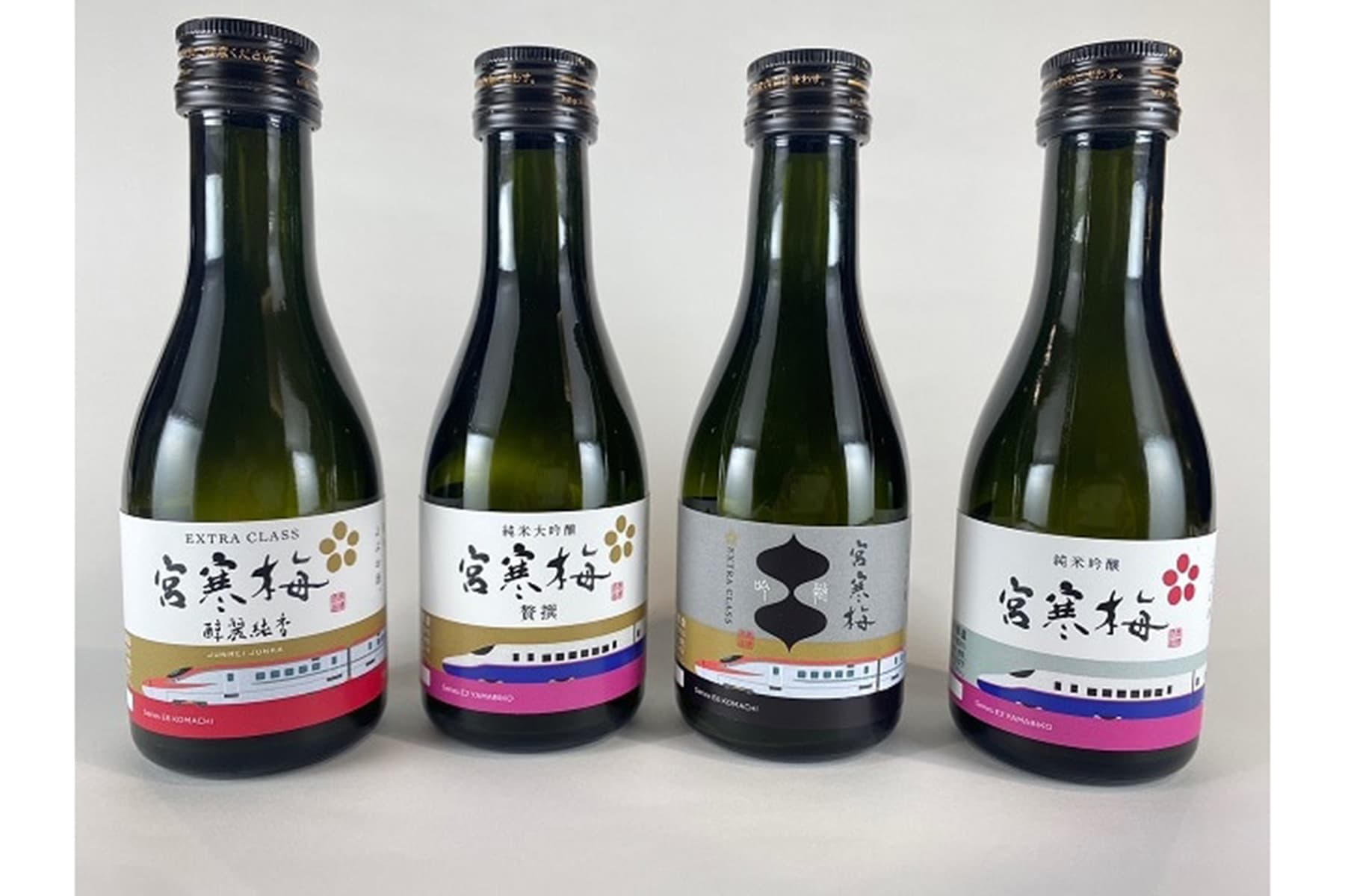 新幹線オリジナルラベル地酒セット　8種180ミリリットル×8本入り